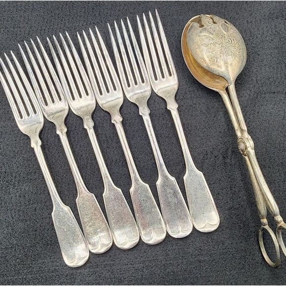 Vintage Dinnerware‎ Roger's Bros Siverplated Fork Bundle - Picture 1 of 9
